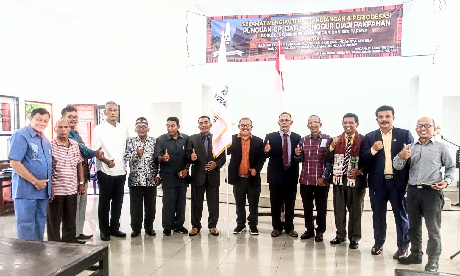 ‎Partangiangan dan Periodisasi Punguan Opung Datu Ronggur Diaji Pakpahan Digelar di Medan