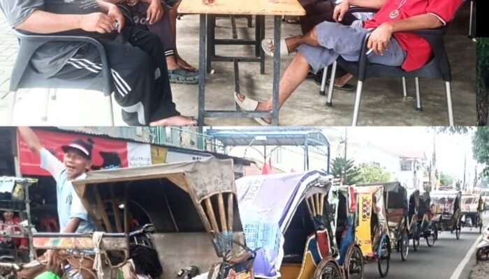 Semarak HUT RI ke-81, M. Arif Tanjung Gelar Baksos Sembako dan Konvoi Kemerdekaan Bersama Abang Becak Medan
