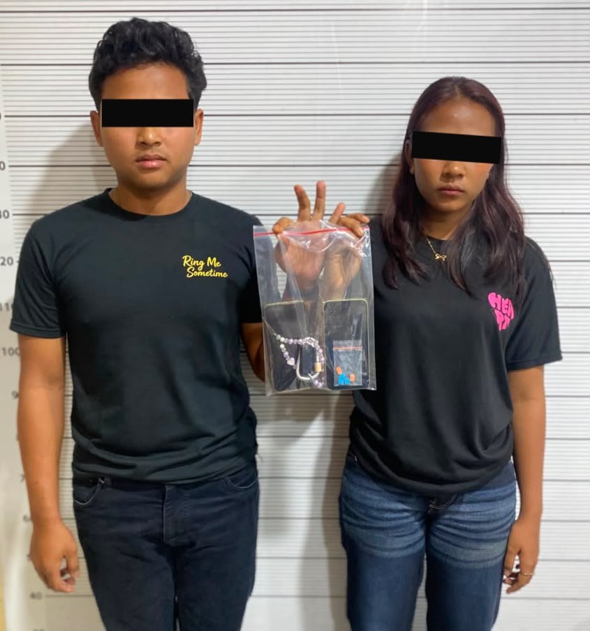 Edarkan Ekstasi, Dua Muda - Mudi Diringkus Polisi di Medan Denai