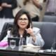Anggota Baleg DPR RI Evita Nursanty saat memberikan pernyataan terkait harmonisasi RUU Penyiaran di Gedung DPR RI, Jakarta.