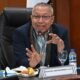 Anggota Komisi I DPR RI Mahfudz Abdurrahman memberikan keterangan pers terkait klarifikasi Kemenhan soal hijab di Unhan