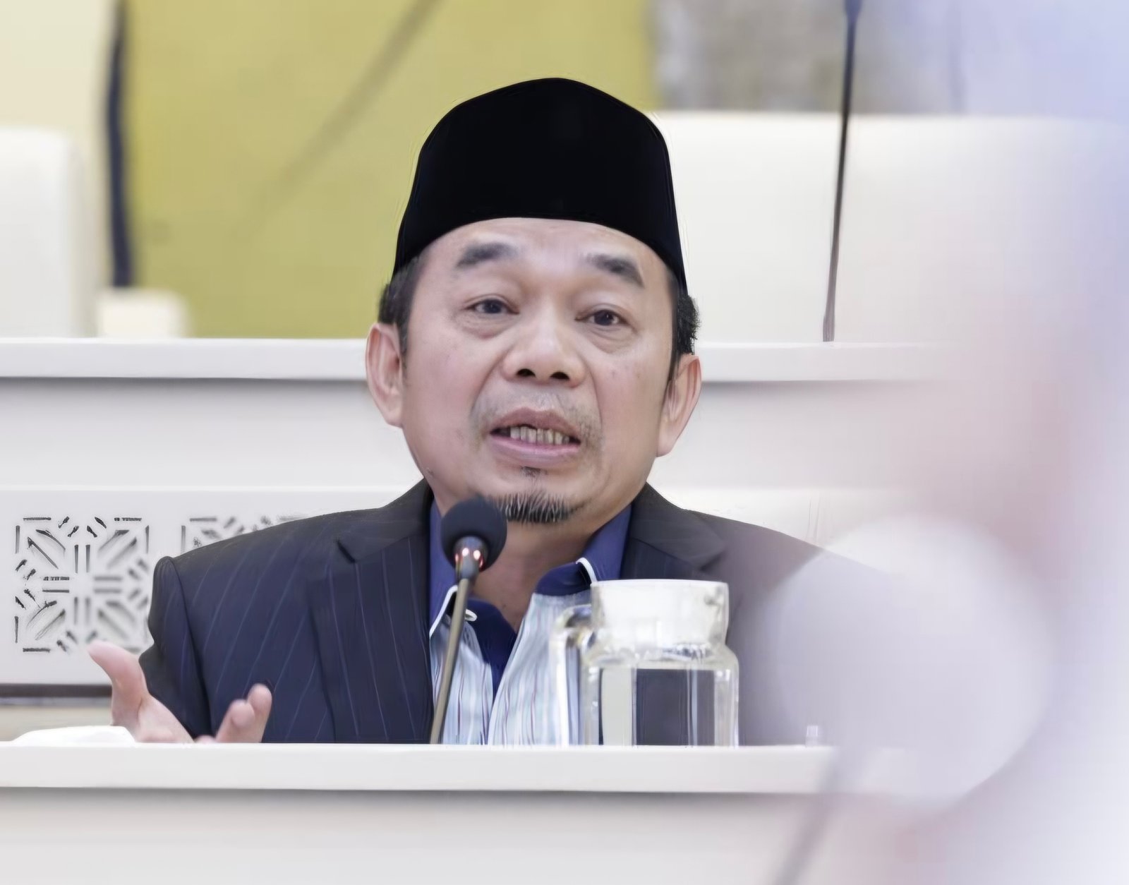 Anggota Komisi II DPR RI Jazuli Juwaini saat RDP dengan Kepala LAN RI, usulkan mutasi ASN 10 tahun diubah jadi 5 tahun