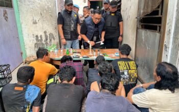 Satresnarkoba Polrestabes Medan Gerebek 2 Sarang Narkoba di Jalan Mangkubumi
