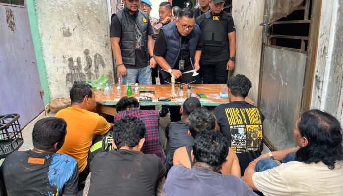 Satresnarkoba Polrestabes Medan Gerebek 2 Sarang Narkoba di Jalan Mangkubumi