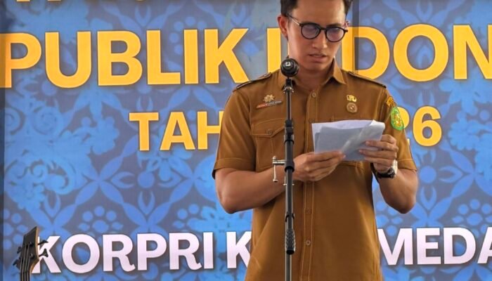 Juara II Lomba Pidato POV Wali Kota Medan Diraih Pegawai Dinas Kominfo