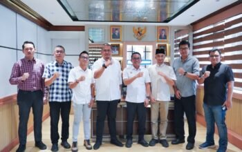 Wakil Wali Kota Medan Zakiyuddin Harahap menerima audiensi Sultan Deli ke-14 di Balai Kota Medan, Rabu (12/8/2026).