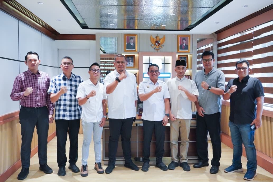 Wakil Wali Kota Medan Zakiyuddin Harahap menerima audiensi Sultan Deli ke-14 di Balai Kota Medan, Rabu (12/8/2026).