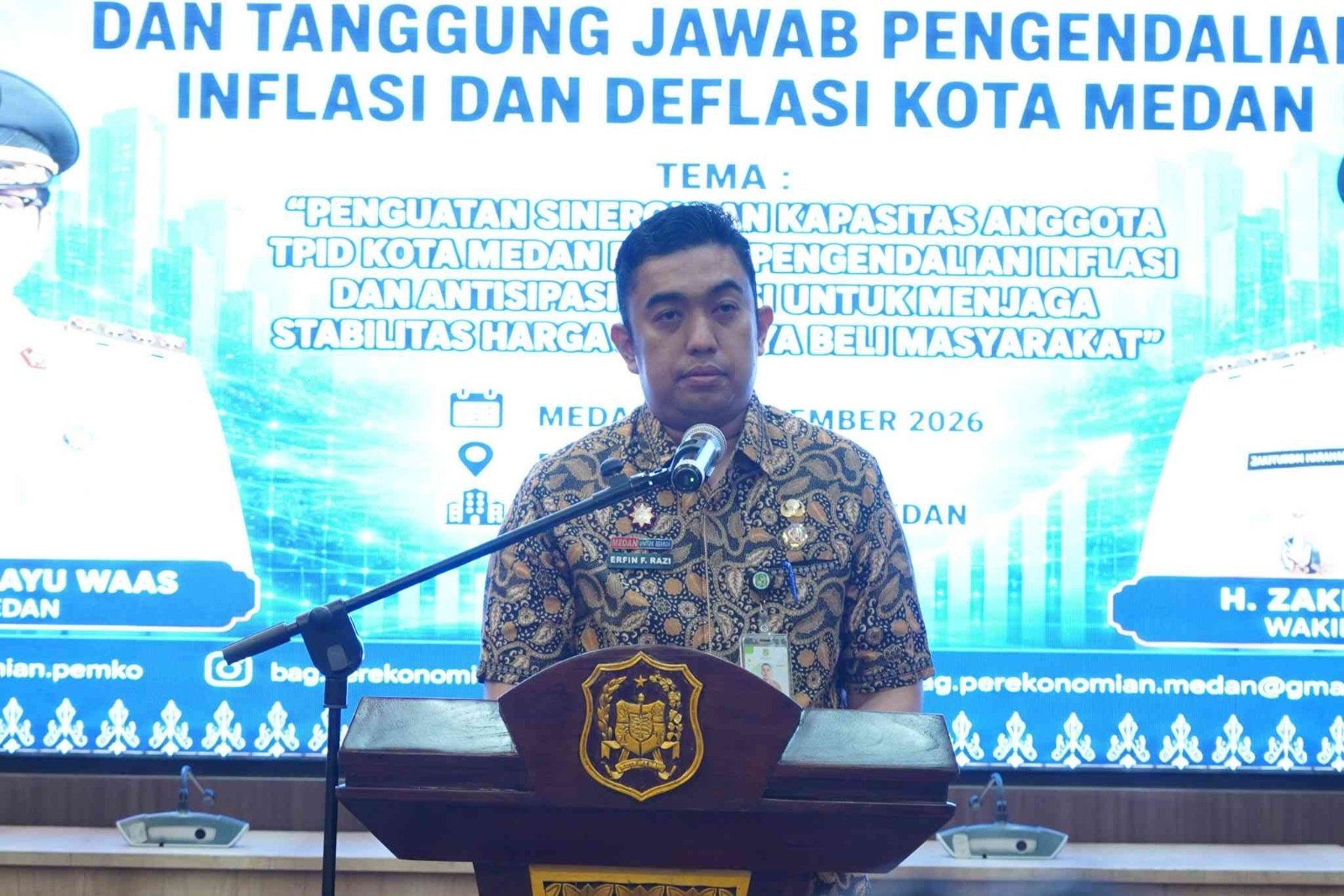 Rico Waas meminta TPID Medan bergerak lebih dini mengendalikan inflasi