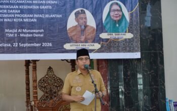 Rico Waas mengapresiasi program ANJELI dan KUSALAM Kecamatan Medan Denai