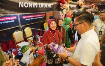 Wali Kota Medan Rico Tri Putra Bayu Waas saat menghadiri Learning Event Financial Inclusion for Women Entrepreneur di Universitas Prima Indonesia.