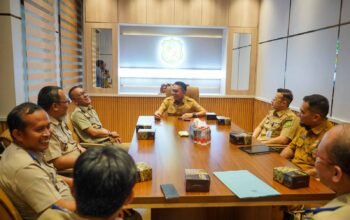 Zakiyuddin Harahap menerima kunjungan BPN Kota Medan membahas sertifikasi aset daerah