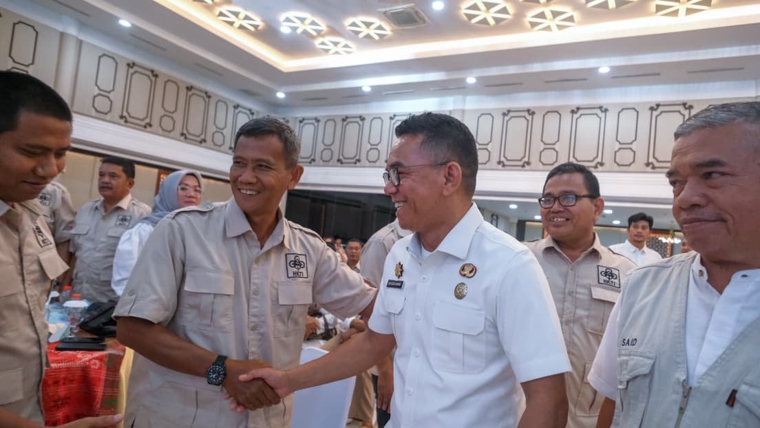 Zakiyuddin Harahap menghadiri pelantikan HKTI Sumut periode 2026-2031 di Medan