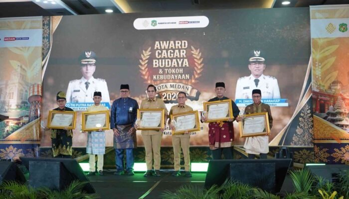 Award Cagar Budaya Medan 2026, Enam Tokoh Terima Penghargaan