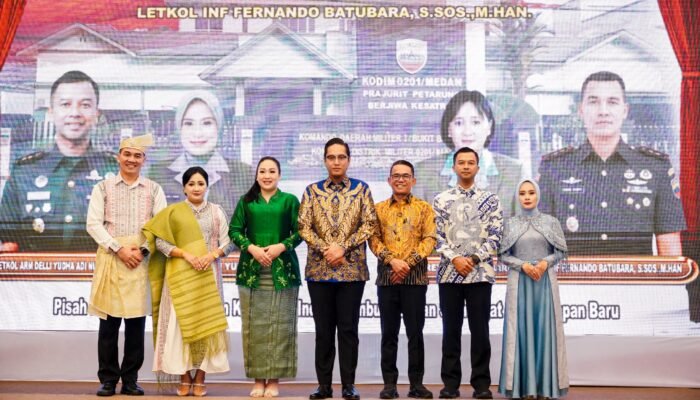 Rico Waas Sambut Dandim Baru Fernando Batubara, Sinergi TNI-Pemko Medan Diperkuat