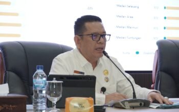 Kepala Dinas Sosial Kota Medan Khoiruddin Rangkuti menjelaskan kewenangan penentuan desil DTSEN.