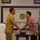 Wali Kota Medan Rico Waas terima audiensi Direktur Utama PT KIM Alif Usman Amin di Balai Kota Medan.