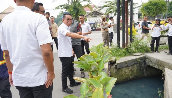 Sidak Helvetia, Zakiyuddin Soroti Drainase Tersumbat