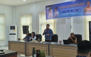 Sosialisasi edukasi kesadaran keamanan SPBE di lingkungan Pemko Medan.