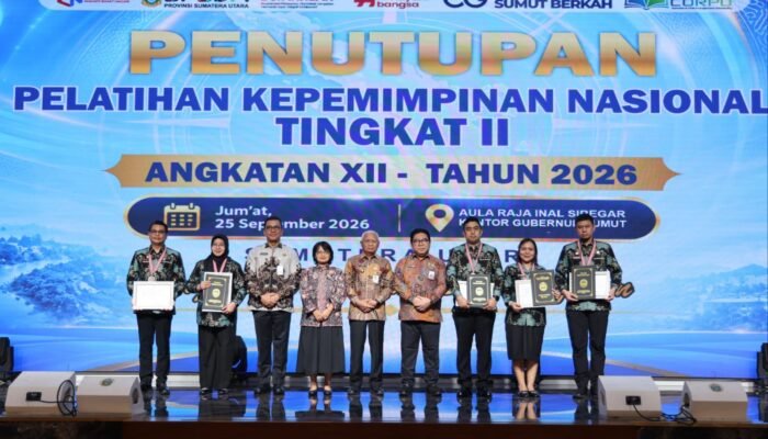 3 Pejabat Pemko Medan Raih Peserta Teristimewa PKN II 2026