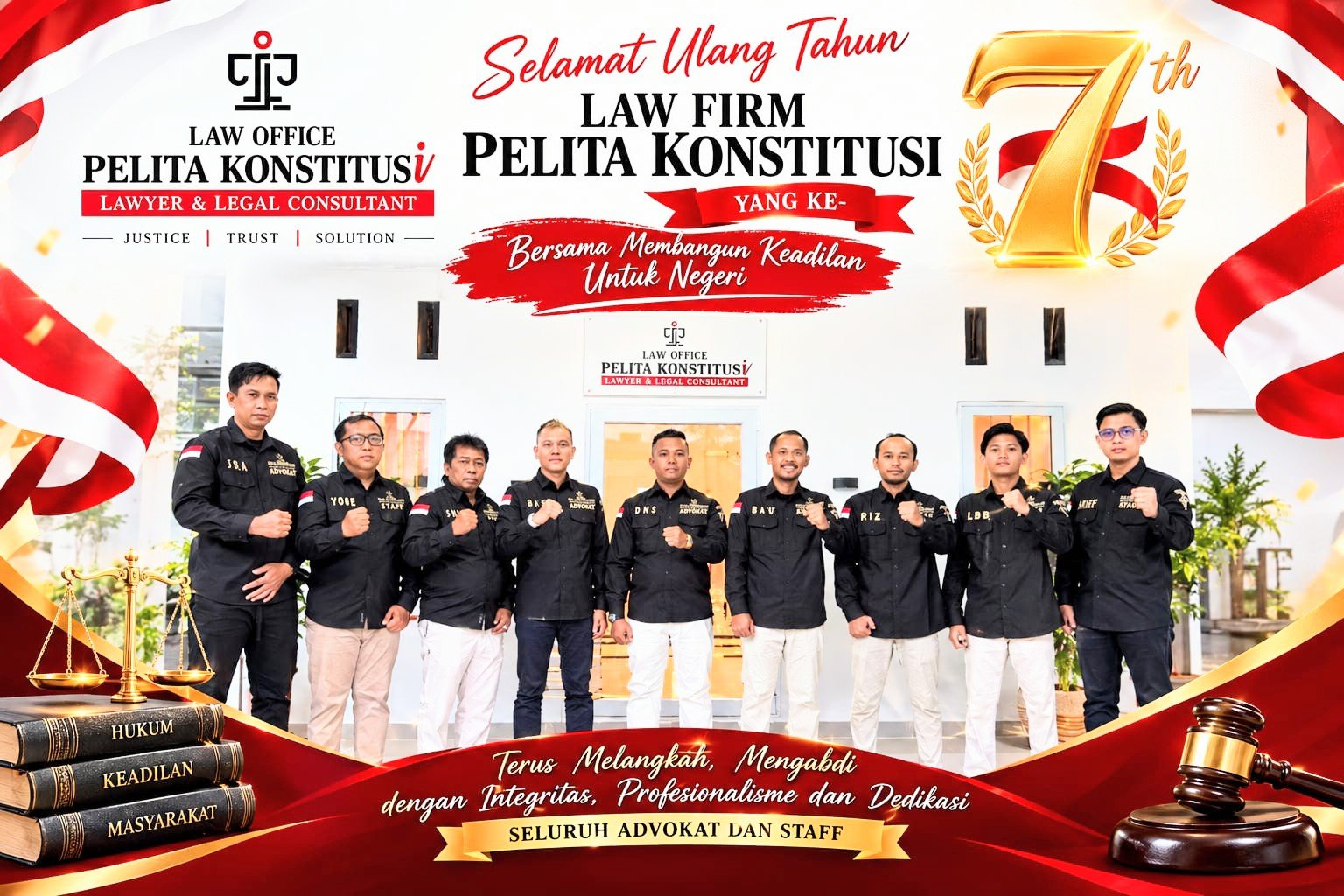 Milad ke-7 Pelita Konstitusi, Luncurkan Media Pilarsatuarah.com dan Buku Hukum Pidana Anak
