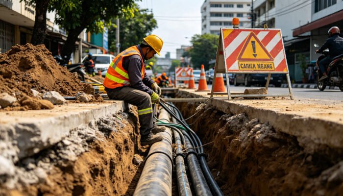 33 Km Kabel Masuk Bawah Tanah, Pemko Medan: Maaf untuk Kota Lebih Baik