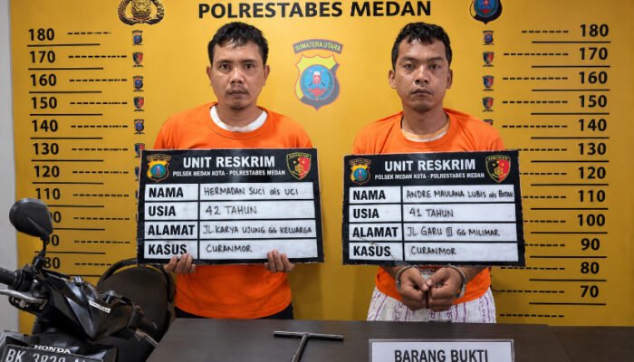 10 Kali Curanmor, Polisi Tembak Pelaku di Medan