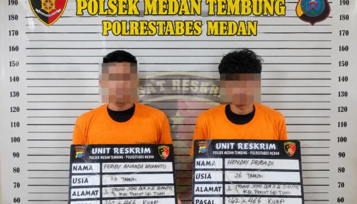 Polsek Medan Tembung Amankan 2 Pria Polisi Gadungan, Peras dan Aniaya Warga Hingga Meninggal Dunia