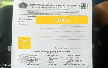 MAN 2 Tanjung Pura dan dugaan kutipan Rp75 ribu per siswa