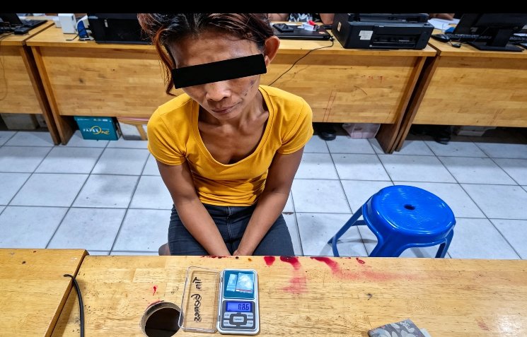 Polisi menangkap IRT diduga pengedar sabu di Lembah Sunggal Medan