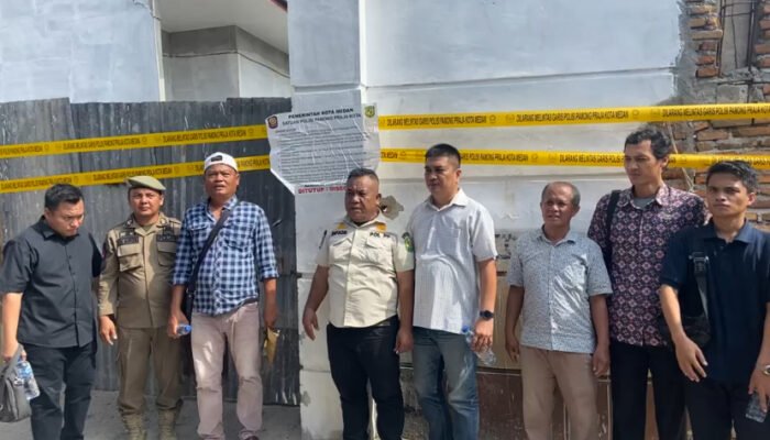 Bangunan Pintor Sitorus Disegel, Sutrisno Soroti PBG dan Penindakan Satpol PP Medan