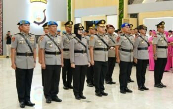 Kapolda Sumut Lantik Pejabat Utama dan 8 Kapolres, Tekankan Profesional dan Responsif Layani Masyarakat