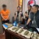 Dua pengedar narkoba diamankan Polrestabes Medan bersama barang bukti ganja, sabu dan pod getar.