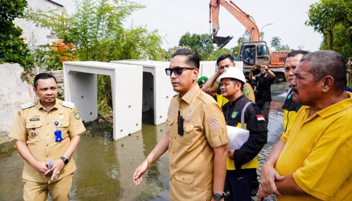 Rico Waas Bangun Drainase 670 Meter, 1.800 KK Cinta Damai Diharap Terbebas dari Banjir