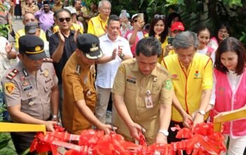 Peresmian Jembatan Perintis di Jalan Sawit I Kelurahan Mangga Medan Tuntungan