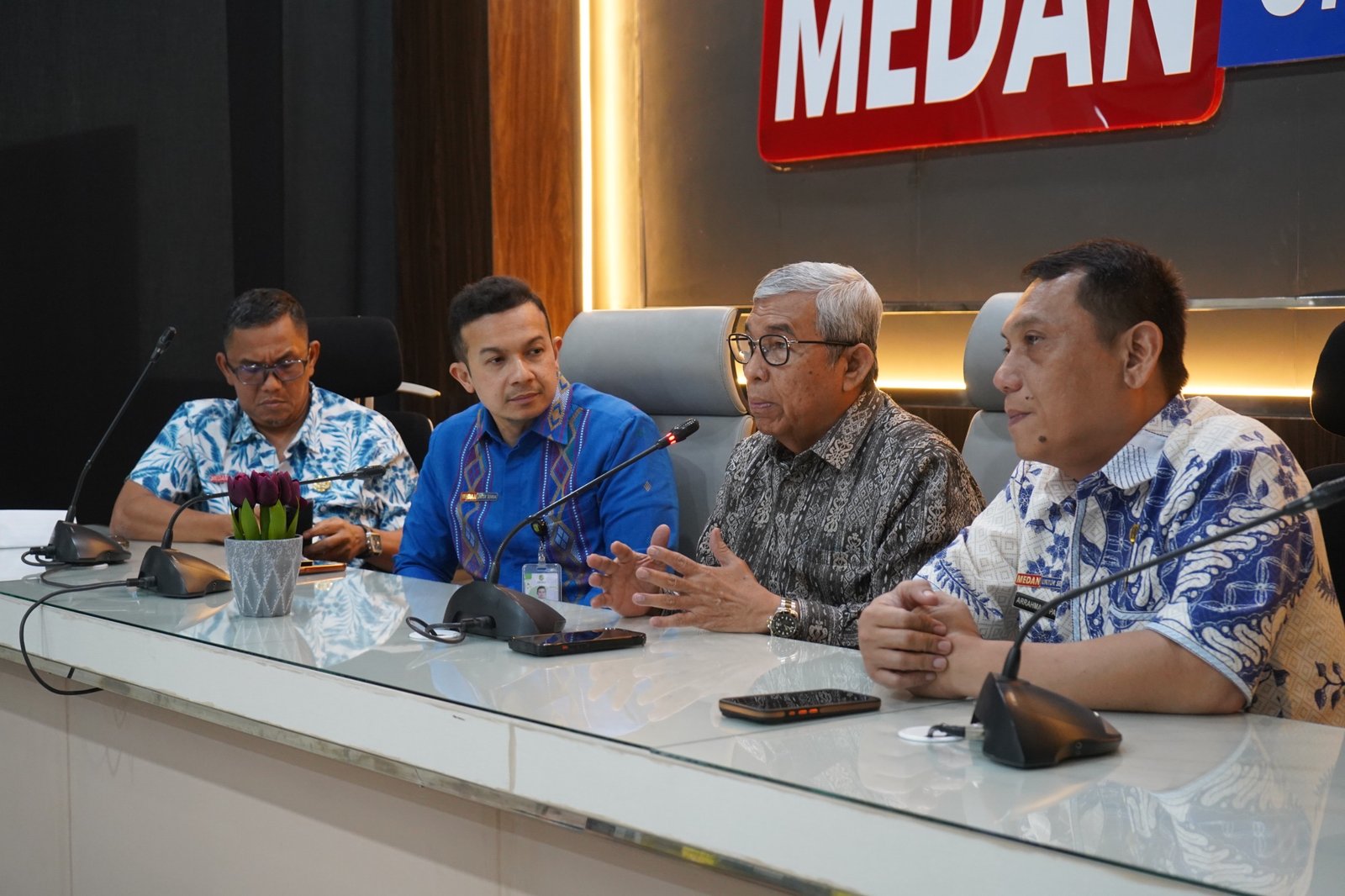 KI Sumut melakukan visitasi ke Bapenda Kota Medan untuk melihat keterbukaan informasi dan layanan pajak digital
