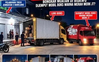 Ruko di kawasan Bida Ayu Batam yang diduga menjadi tempat transit barang.