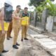 Rico Waas meninjau pembangunan drainase di Jalan Sei Asahan Medan Selayang