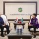 Rico Waas menerima audiensi BEM Polmed terkait Munas BEM Politeknik se-Indonesia