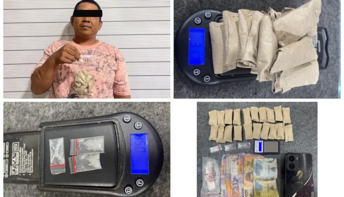 Jual Sabu dan Ganja di Rel Jalan Sutomo, Pria 47 Tahun Ditangkap