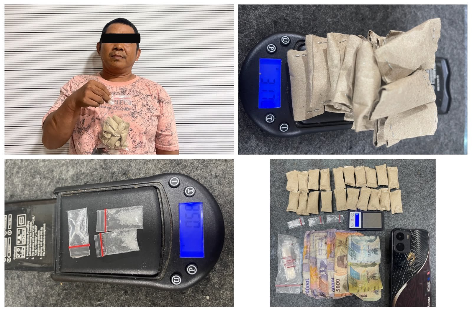 Polisi mengamankan pengedar sabu dan ganja di Jalan Sutomo Medan
