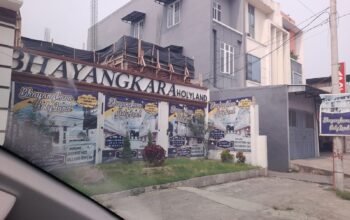 Pembangunan 22 unit Perumahan Bhayangkara Holyland di Jalan Bhayangkara, Medan Tembung, diduga tidak sesuai PBG