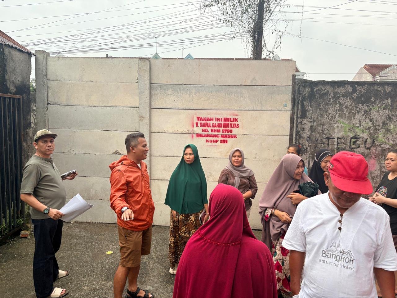 ‎Penembokan Gang Anggrek Medan, Kuasa Hukum Minta Pemko dan BPN Buka Status Tanah