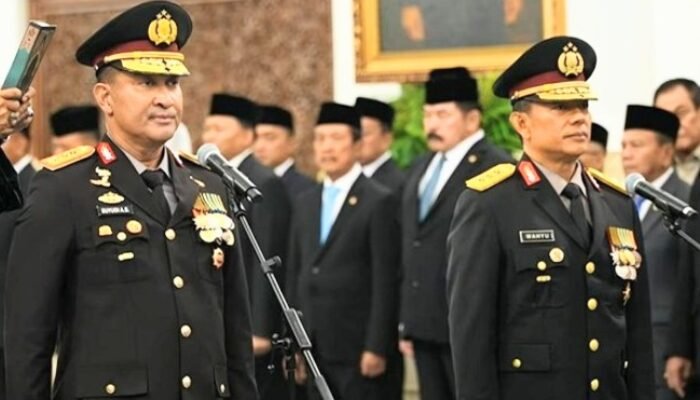 Prabowo Lantik Suyudi Ario Seto sebagai Kapolri, Tongkat Komando Polri Berpindah