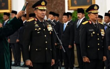 Presiden Prabowo Subianto melantik Suyudi Ario Seto sebagai Kapolri dalam rangkaian reshuffle Kabinet Merah Putih