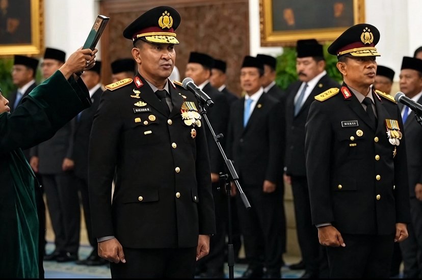 Presiden Prabowo Subianto melantik Suyudi Ario Seto sebagai Kapolri dalam rangkaian reshuffle Kabinet Merah Putih