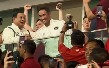 Timnas Indonesia merayakan kemenangan atas Thailand di final FIFA ASEAN Cup 2026