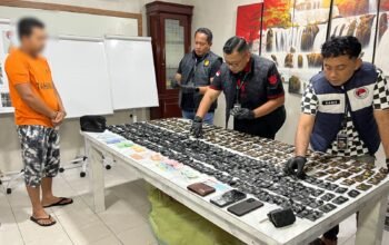 Polisi Kejar Kurir 5 Km, 450 Pod Getar Asal Malaysia Disita di Medan